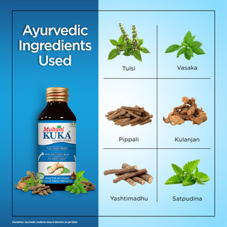 Multani Healthcare Combo 4 Items in the set (Pachmeena Digetive Normal & Sugar Free Syrip | Kuka Tulsi Normal & Sugar Free Cough Syrup)