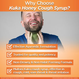 Multani Kuka Honey Cough Syrup | For Sore Throat & Irritating Cough