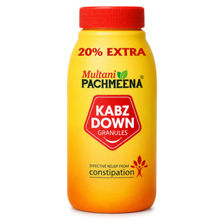 Multani Pachmeena Kabz Down Granules, Ayurvedic Natural Laxative/ Colon Cleanser for Fast Constipation Relief, Acidity, Piles, Gas & Bloating