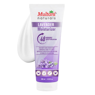 Multani Naturals Lavender Moisturizer | Instant Skin Hydration | Improved Skin Texture | Hydrate Your Skin Within 30 Minutes of Application
