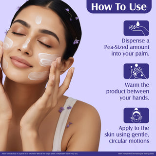 Multani Naturals Lavender Moisturizer | Instant Skin Hydration | Improved Skin Texture | Hydrate Your Skin Within 30 Minutes of Application