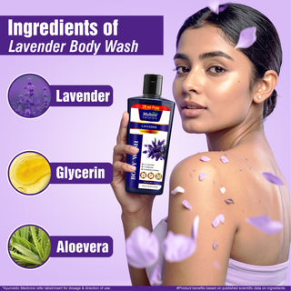 Multani Naturals  Lavender  Body Wash | Skin Soothing |Cleanse Skin | Moisturize & Hydrate |