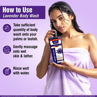 Multani Naturals  Lavender  Body Wash | Skin Soothing |Cleanse Skin | Moisturize & Hydrate |