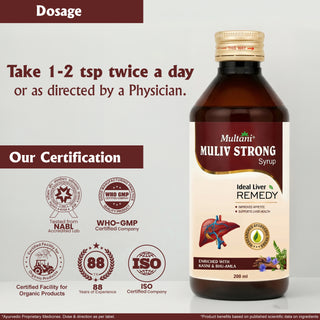 Multani Muliv Strong Syrup | For an Ideal Liver Remedy