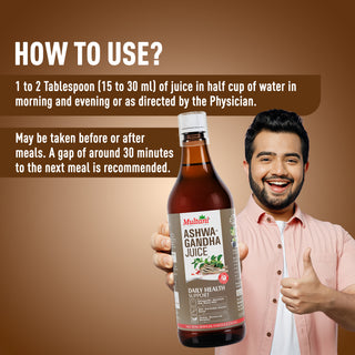 Multani Ashwagandha Juice 1 Litre| Natural Rejuvenator for Body & Mind | Antioxidant & Immunity Support