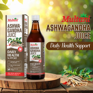 Multani Wellness Power Combo | Ashwagandha Juice | Himalayan Shilajit Resin | Natural Energy, Strength & Immunity Support