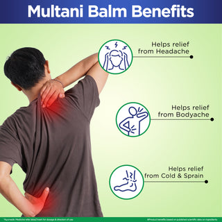 Multani Triple Action Balm | Multi-Propose Pain Relief Balm - 20gm