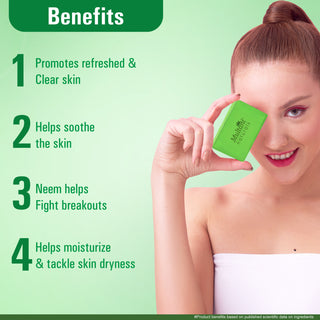 Multani Naturals Neem Tulsi Soap I Ayurvedic Bath Soap for Men & Women I Handmade Herbal Soap Bar with Neem & Tulsi Extract & Glycerin I Gentle Cleanser for Skin with Antioxidants, Fights Dryness with Every Use I Kind to all Skin