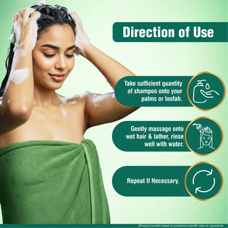 Multani Naturals Neem & Aloe Vera Shampoo | Anti-Dandruff & Scalp Cooling | Strengthens Hair Roots | Supports Scalp Health| SLS & Paraben Free | Dermatologically Tested| For All Hair Types