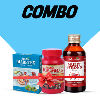 Multani Health Care Combo | Liver Detox,| Sugar Control | Joint Pain Relief Pack