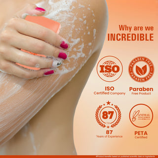 Multani Naturals Orange & Lemongrass Soap I 100 % Ayurvedic Bath Soap for Men & Women I Handmade Herbal Soap Bar with Lemongrass Extract, Orange Oil & Glycerin I, Rich in Vitamin C,  I Kind to Oily & Acne-Prone Skin