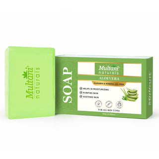 Multani Naturals Aloe Vera Soap – Gentle Herbal Care for Naturally Soft & Healthy Skin