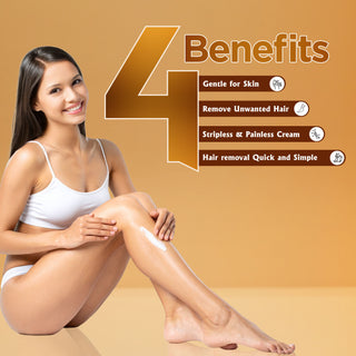 Multani Naturals Papaya Hair Removal Cream | Painless & Easy Cream