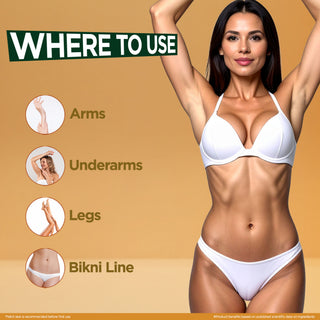 Multani Naturals Papaya Hair Removal Cream | Painless & Easy Cream