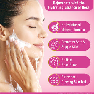 Multani Naturals Rosewater Soap I Ayurvedic Bath Soap for Men & Women | Handmade Herbal Soap Bar with Rose Water & Glycerin | Helps Sooth & Calm Irritated Skin, Hydrate & Softens Skin and Reduces Wrinkles & Fine Lines with Each Use