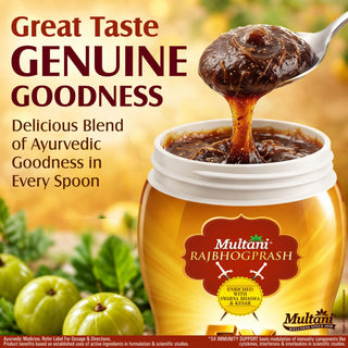 Multani Rajbhogprash Chyawanprash 5X Immunity Support* Enriched with Swarna Bhasma & Kesar for Boosting Immunity