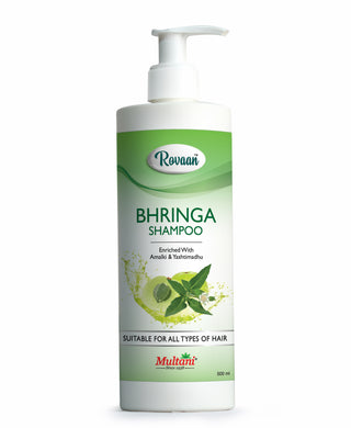 Rovaan Bhringa Hair Shampoo for Hair Growth | Cleans Hair & Scalp