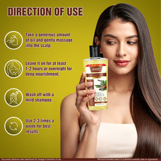 Multani Naturals Shikakai & Tulsi Hair Oil | Soothes Scalp | For soft &shiny Hair | Nurtures Scalp& Hair |Helps Fight Dandruff |