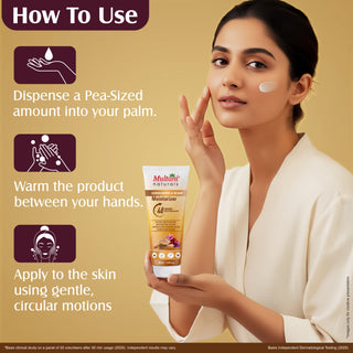 Multani Naturals Sandalwood & Kesar Moisturizer | Instant Hydration,| Glowing Skin & Improved Texture