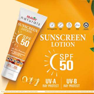 Multani Naturals Summer Skin Care Combo | Sunscreen Laotion | Face Wash | Toner