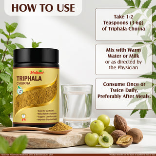 Multani Triphala Churna |Helps relieve constipation & beneficial for eyes