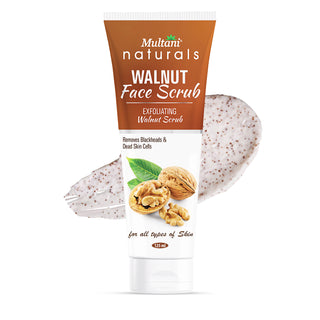 Multani Naturals Exfoliating Walnut Face Scrub | For Removes balckheads & dead skin cells
