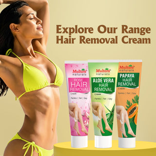 Multani Naturals Painless, Fast & Easy Gold Hair Removal Cream